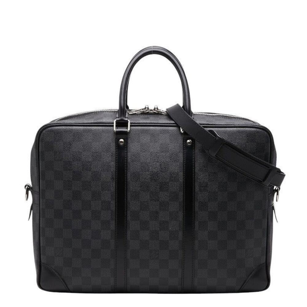 Louis Vuitton Damier Graphite Voyage GM Business Briefcase Black